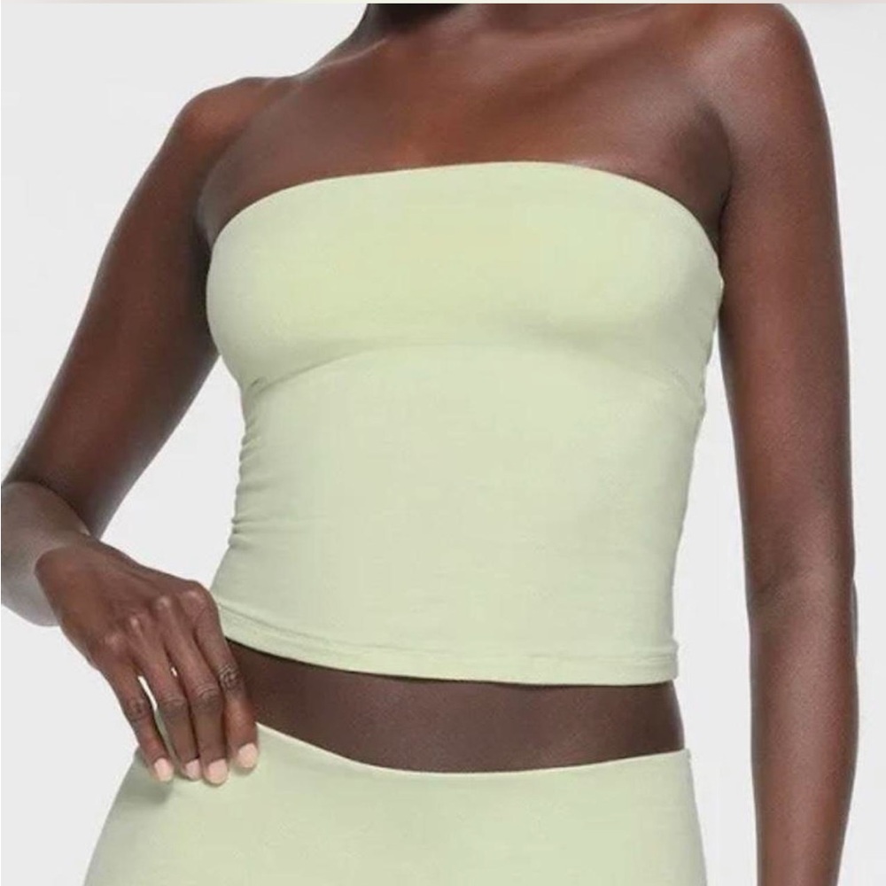 SKIMS Cotton Jersey Tube Top – Pistachio – Size Large - RARE - SOLD OUT